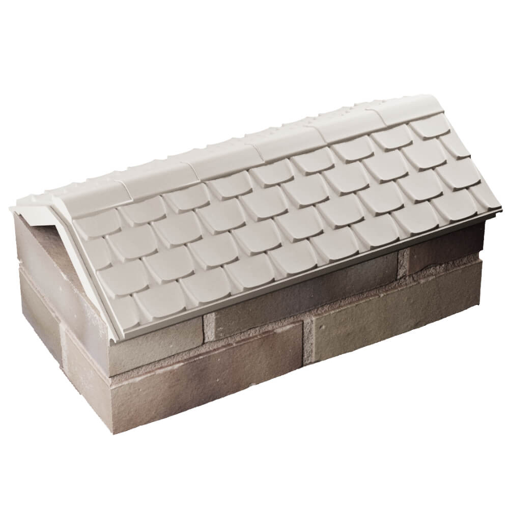 Парапет Zking Эльбрус Бежевый с посадкой на 1 кирпич (255мм) в Добрянке фото