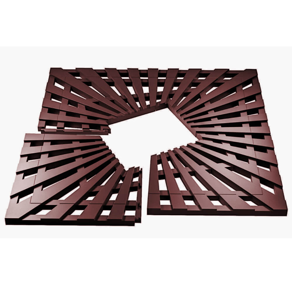 Приствольная решетка для дерева ZKING ATMOSPHERE 1.2х1.2м Коричневая в Добрянке фото