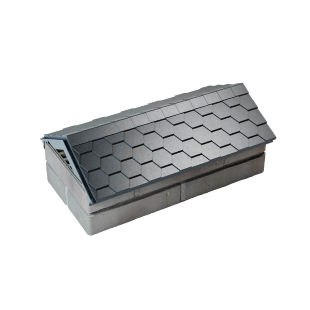 Парапет Zking Эверест Серый с посадкой на 1 кирпич (200/225/255мм) в Добрянке фото