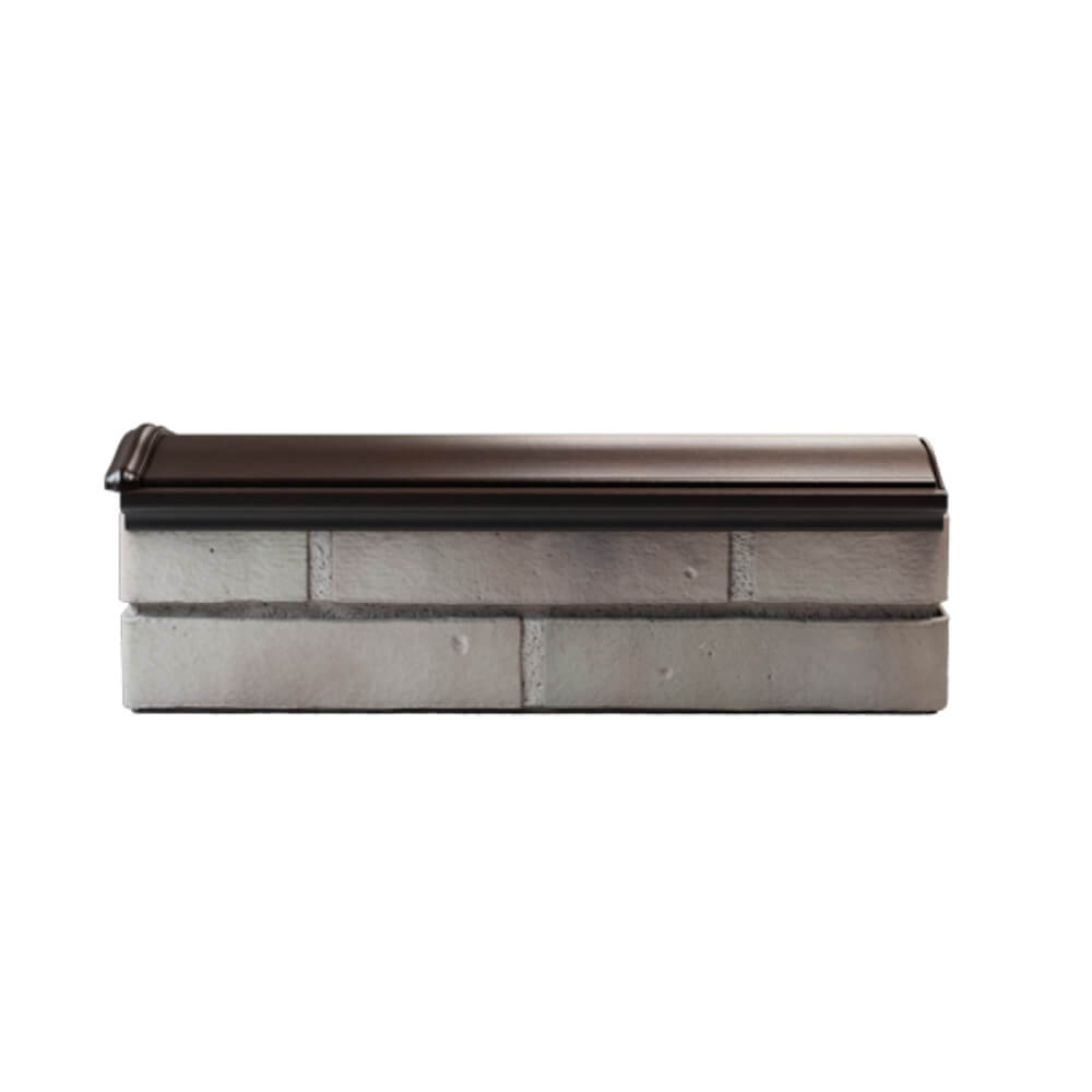 Парапет Zking Монблан Коричневый посадка на 0.5 кирпича (130мм) в Добрянке фото