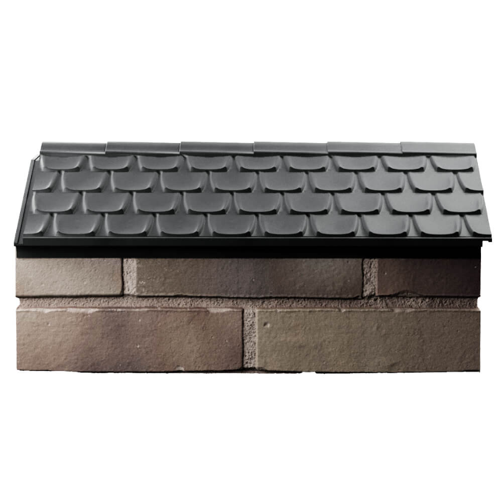 Парапет Zking Эльбрус Серый с посадкой на 1 кирпич (255мм) в Добрянке фото