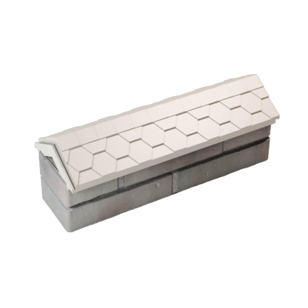 Парапет Zking Эверест Бежевый с посадкой на 0.5 кирпича (130мм) в Добрянке фото