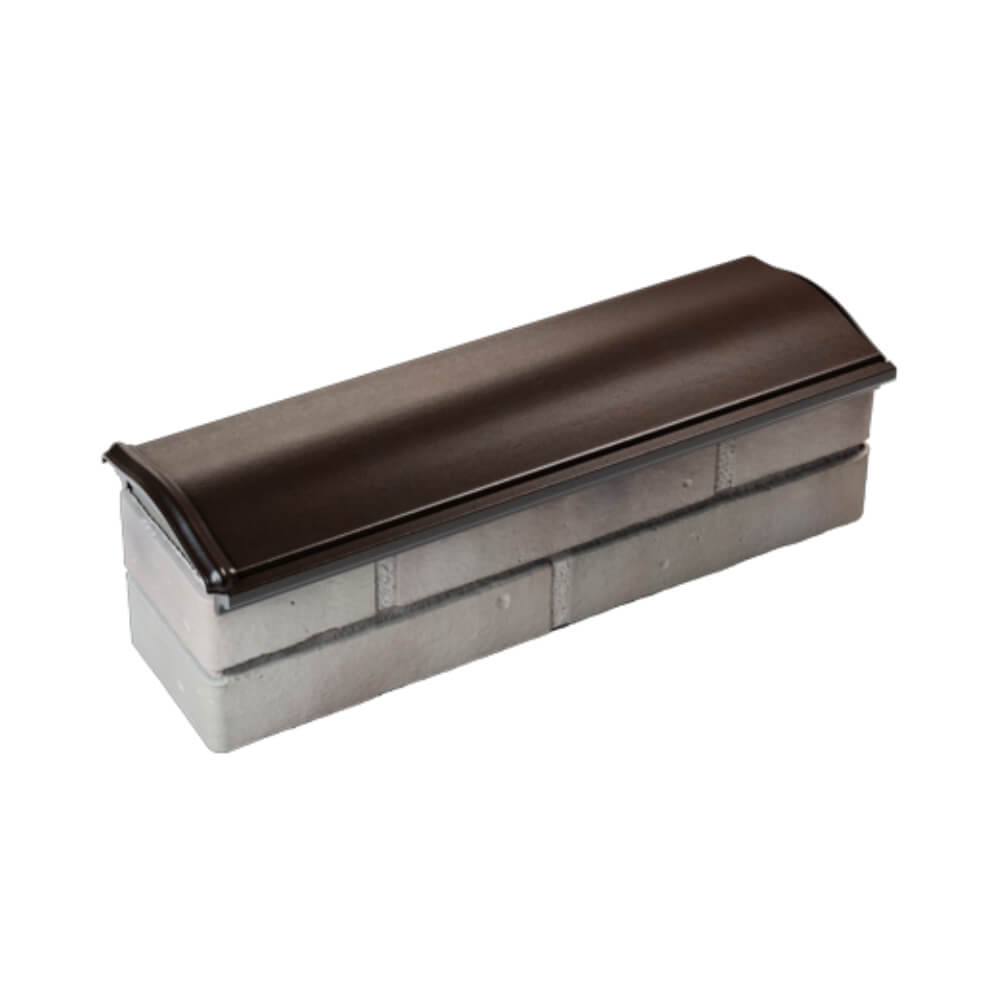 Парапет Zking Монблан Коричневый посадка на 0.5 кирпича (130мм) в Добрянке фото