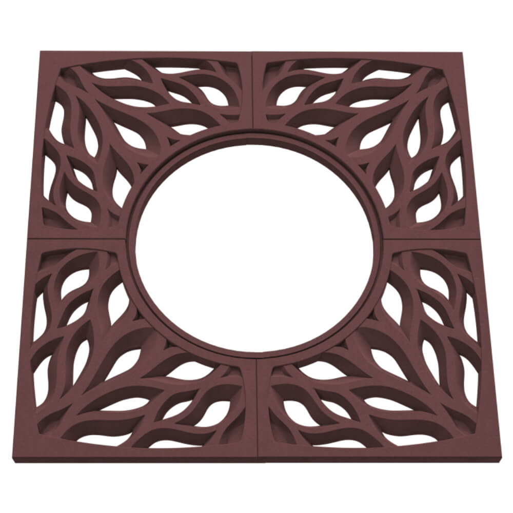 Приствольная решетка для дерева ZKING CRUST 1.2х1.2м Коричневая в Добрянке фото