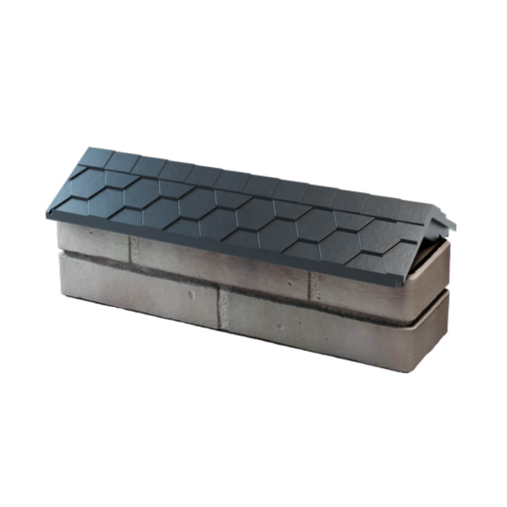 Парапет Zking Эверест Серый с посадкой на 0.5 кирпича (130мм) в Добрянке фото