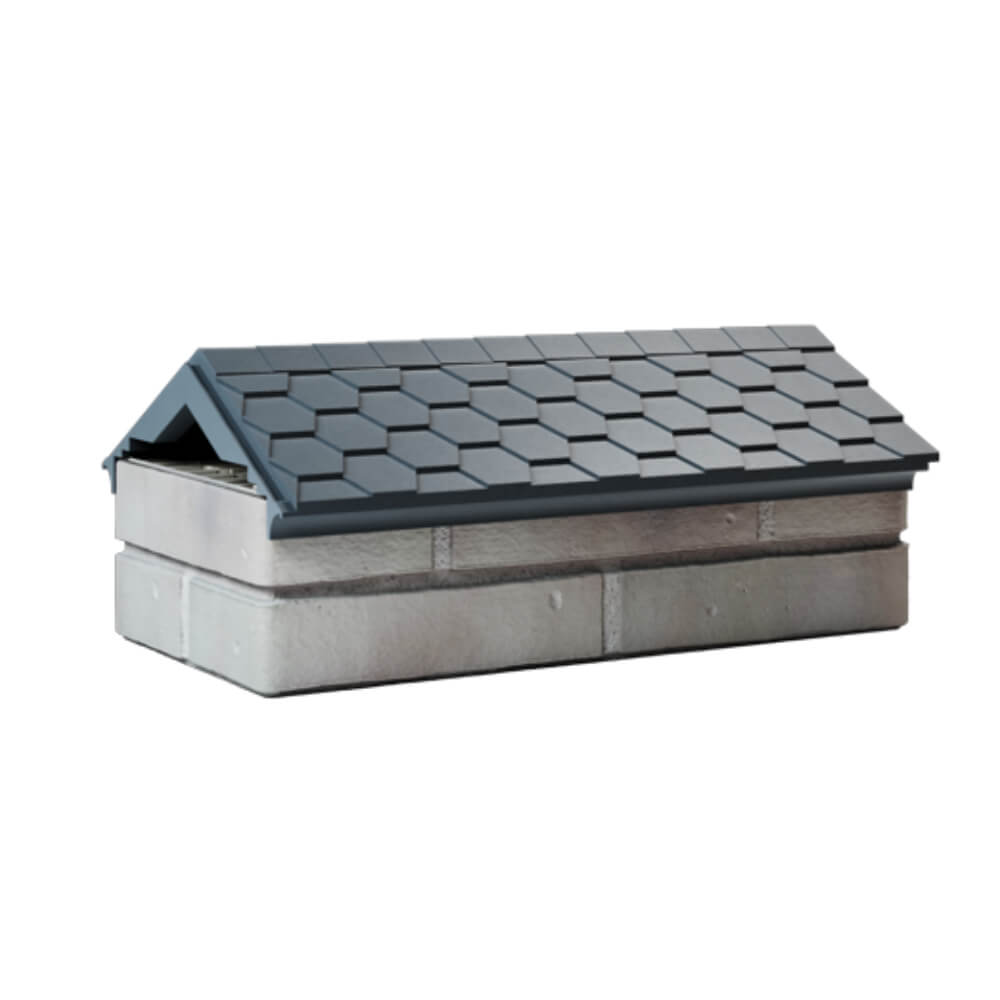 Парапет Zking Эверест Серый с посадкой на 1 кирпич (200/225/255мм) Добрянка фото