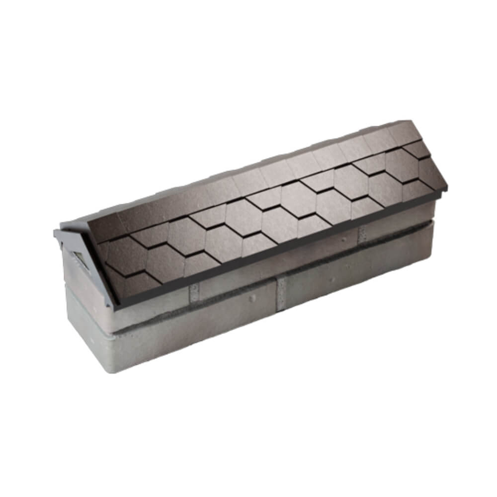 Парапет Zking Эверест Коричневый с посадкой на 0.5 кирпича (130мм) в Добрянке фото