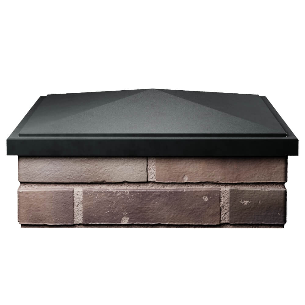 Колпак Zking БонаМоно Черный на столб 2х2 кирпича (515х515, 530х530мм) Добрянка фото