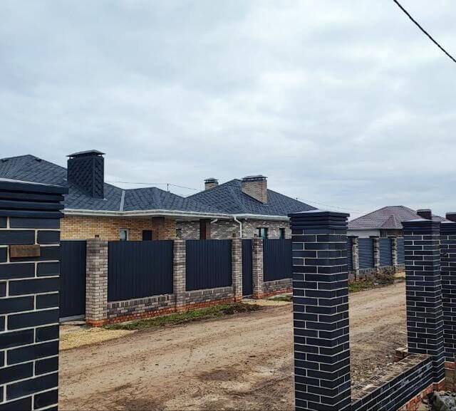 Колпак Zking Бона ХайТек Серый на столб 1.5х1.5 кирпича (385х385мм) в Добрянке фото