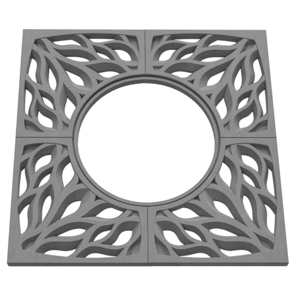 Приствольная решетка для дерева ZKING CRUST 1.2х1.2м Серая в Добрянке фото