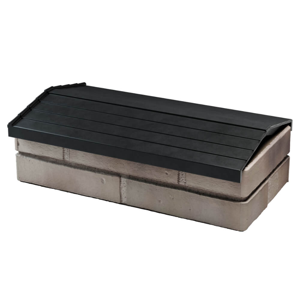 Парапет Zking Бона ХайТек Черный с посадкой на 1 кирпич (200/225/255мм) в Добрянке фото