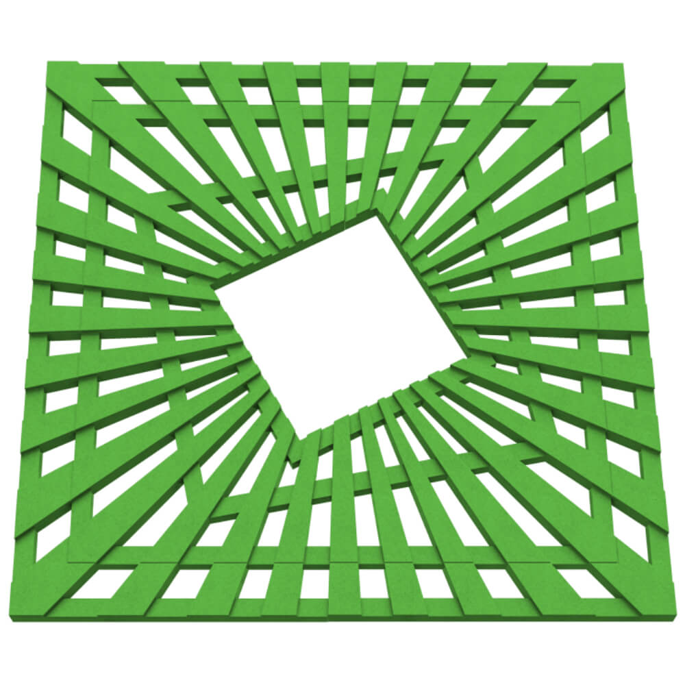 Приствольная решетка для дерева ZKING ATMOSPHERE 1.2х1.2м Зеленая в Добрянке фото