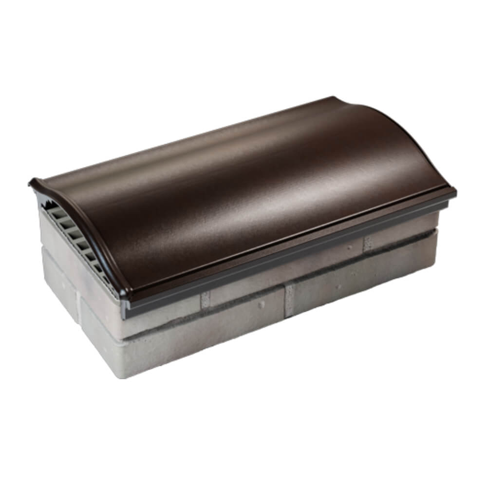 Парапет Zking Монблан Коричневый посадка на 1 кирпич (200/225/255мм) в Добрянке фото