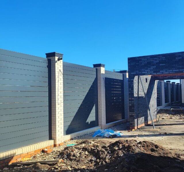 Колпак Zking Бона ХайТек Серый на столб 1.5х1.5 кирпича (385х385мм) в Добрянке фото