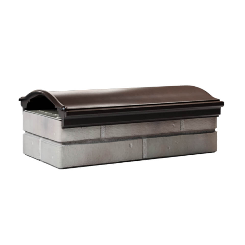 Парапет Zking Монблан Коричневый посадка на 1 кирпич (200/225/255мм) Добрянка фото