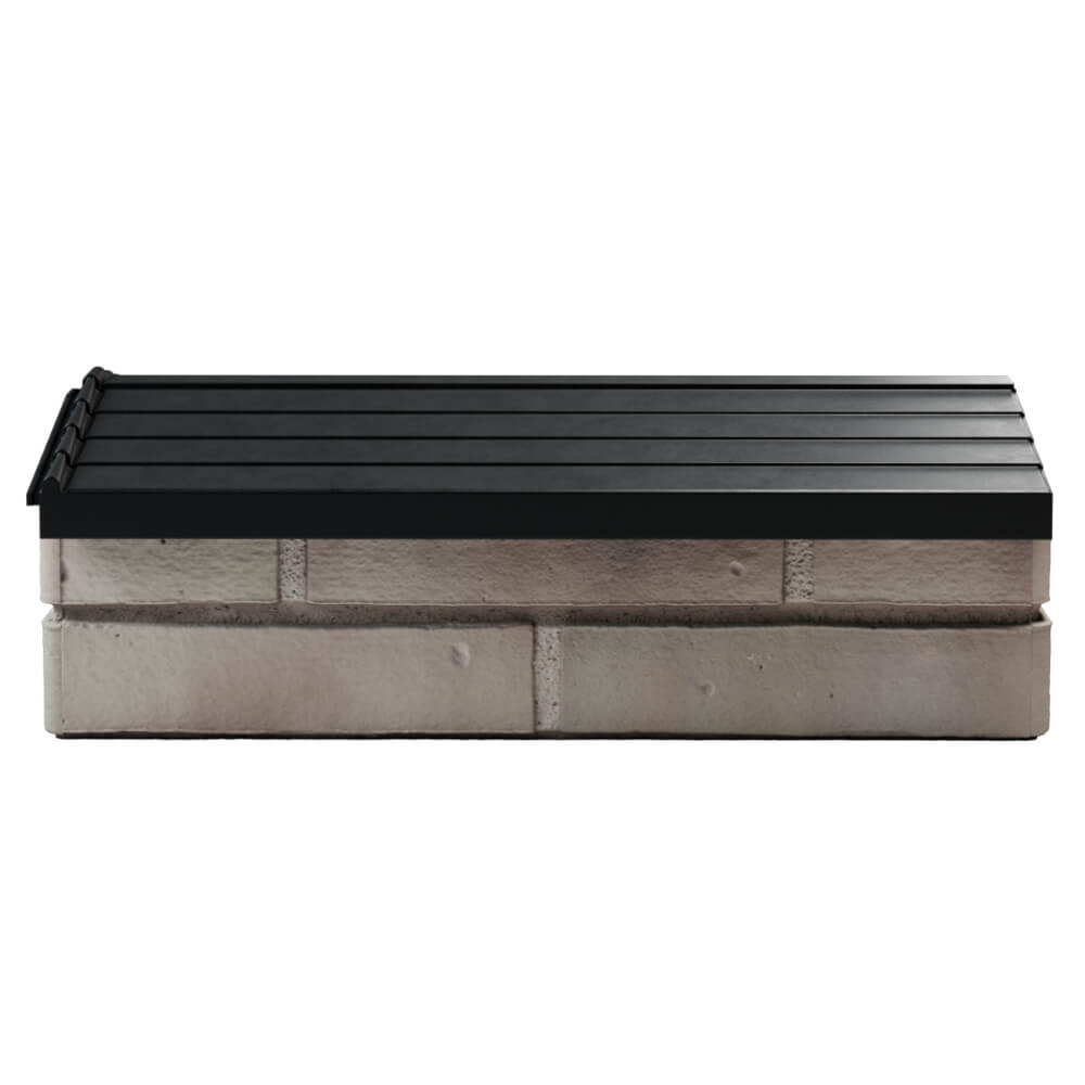 Парапет Zking Бона ХайТек Черный с посадкой на 1 кирпич (200/225/255мм) в Добрянке фото