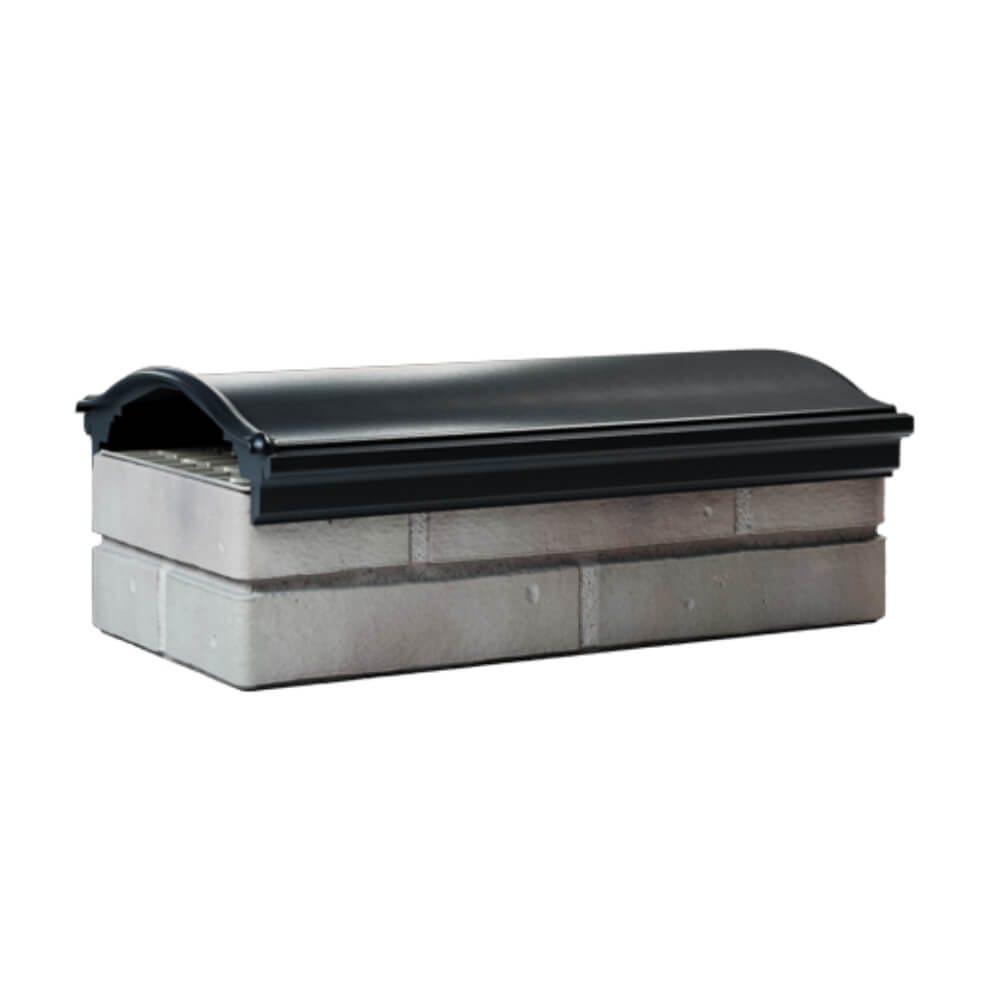 Парапет Zking Монблан Черный посадка на 1 кирпич (200/225/255мм) Добрянка фото