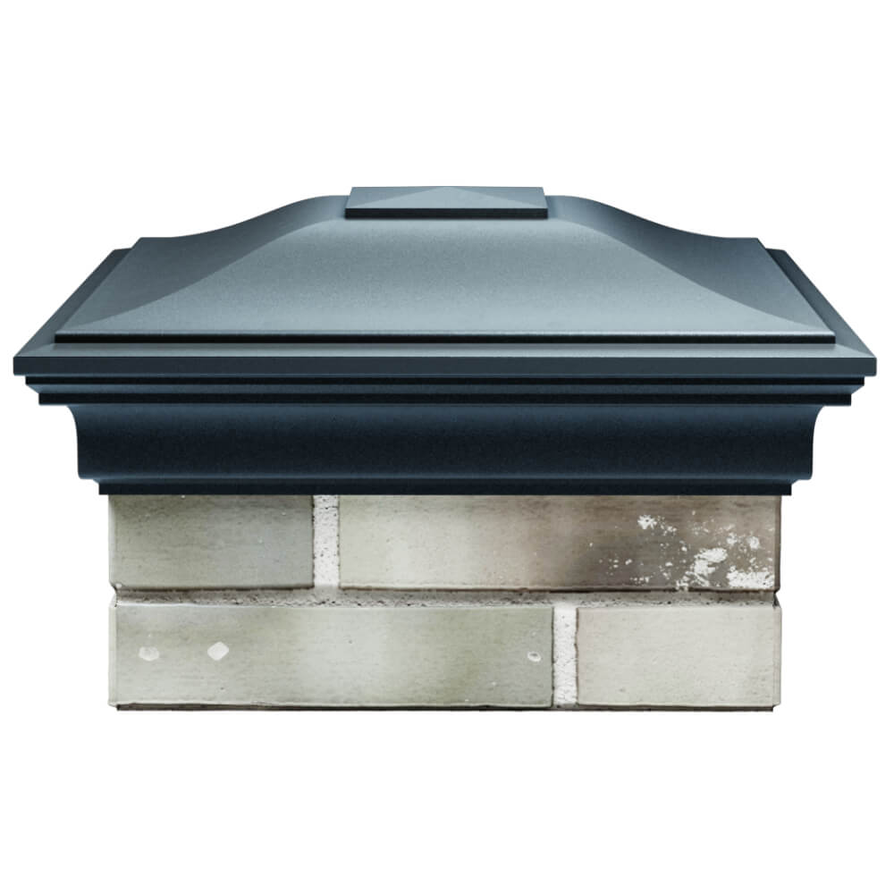 Колпак Zking Монблан Серый на столб 1.5х1.5 кирпича (385х385мм) Добрянка фото