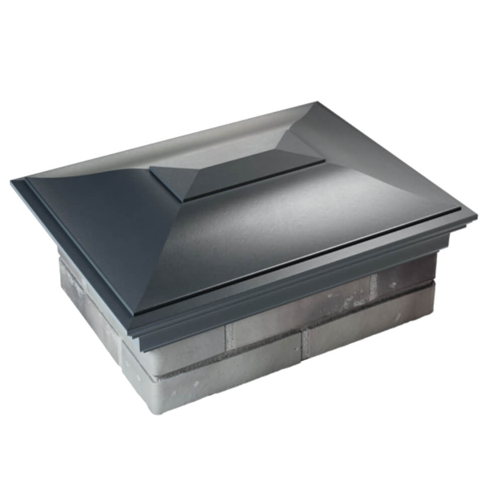 Колпак Zking Монблан Серый на столб 2х1.5 кирпича (515х385мм) Добрянка фото