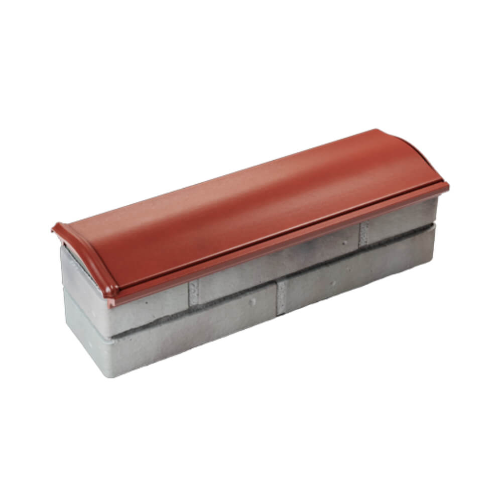 Парапет Zking Монблан Красный посадка на 0.5 кирпича (130мм) в Добрянке фото