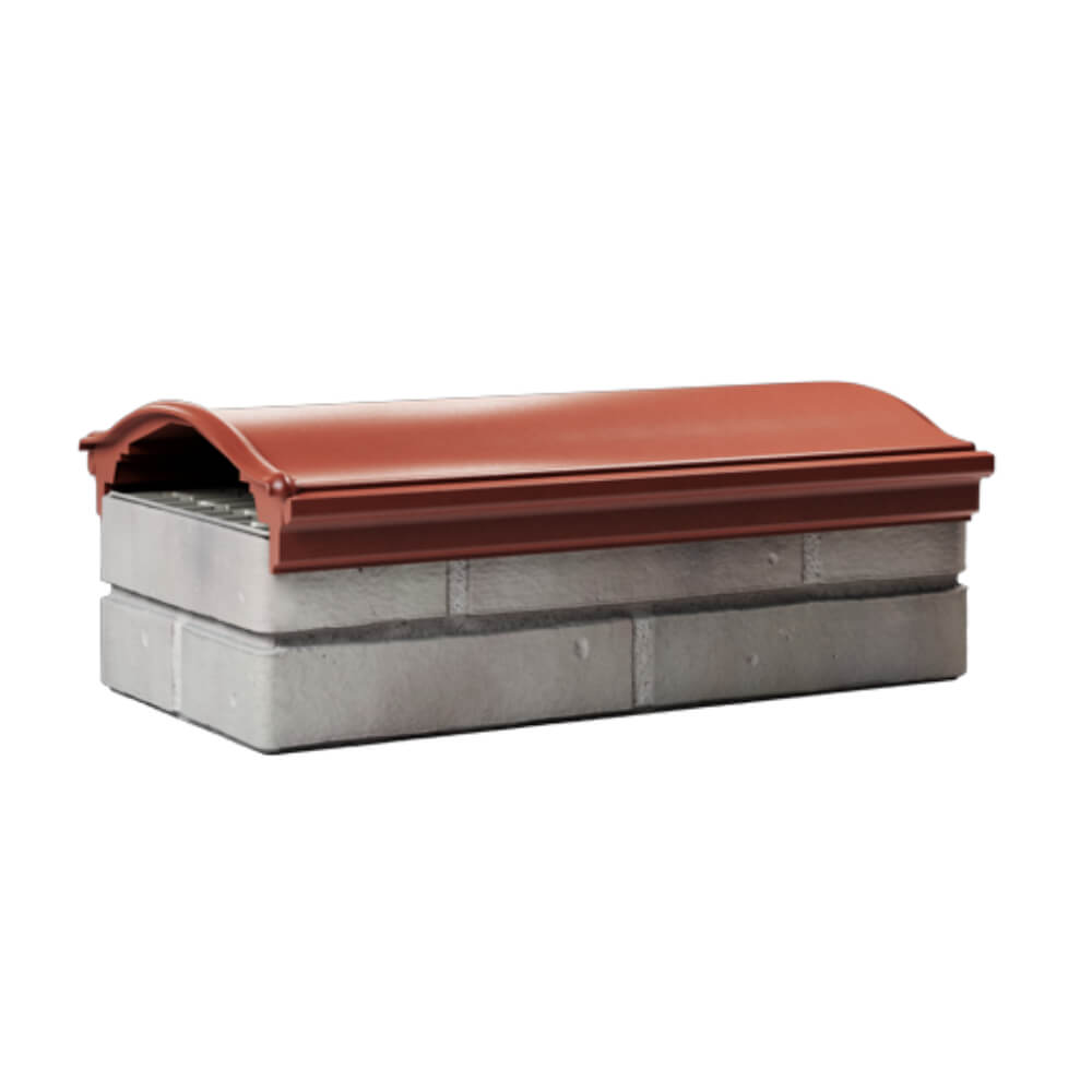 Парапет Zking Монблан Красный посадка на 1 кирпич (200/225/255мм) Добрянка фото