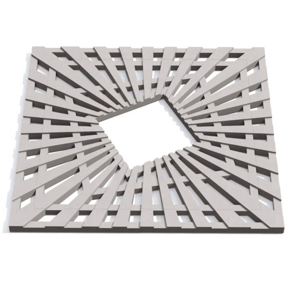 Приствольная решетка для дерева ZKING ATMOSPHERE 1.2х1.2м Бежевая Добрянка фото