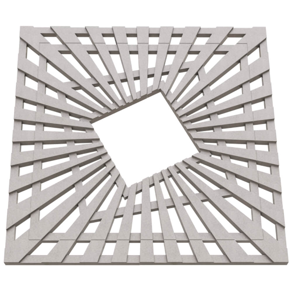 Приствольная решетка для дерева ZKING ATMOSPHERE 1.2х1.2м Бежевая в Добрянке фото