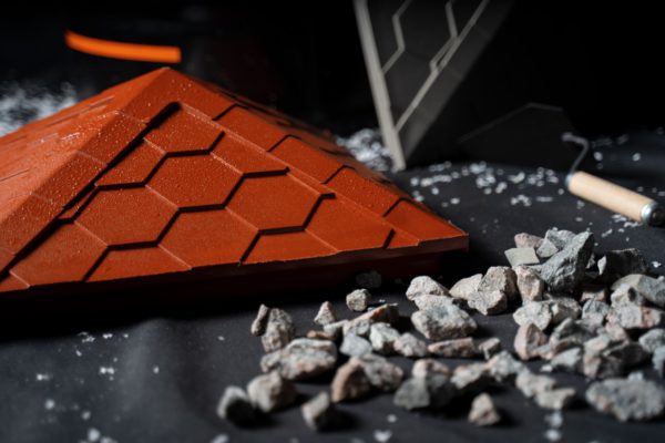 Колпак Zking Эверест Красный на столб 1.5х1.5 кирпича (390х390мм) в Добрянке фото