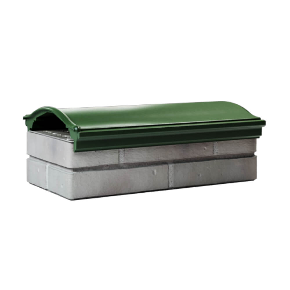 Парапет Zking Монблан Зеленый посадка на 1 кирпич (200/225/255мм) Добрянка фото