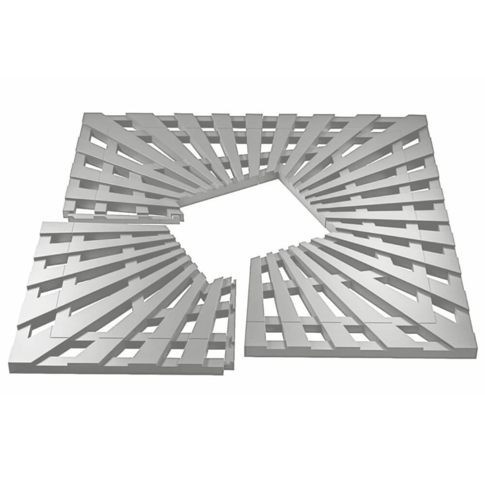 Приствольная решетка для дерева ZKING ATMOSPHERE 1.2х1.2м Бежевая в Добрянке фото