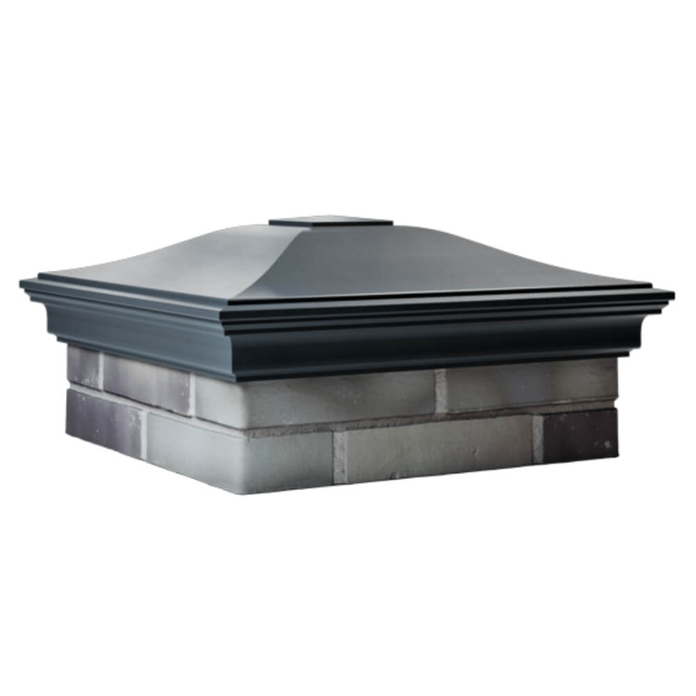 Колпак Zking Монблан Серый на столб 2х2 кирпича (515х515мм) в Добрянке фото