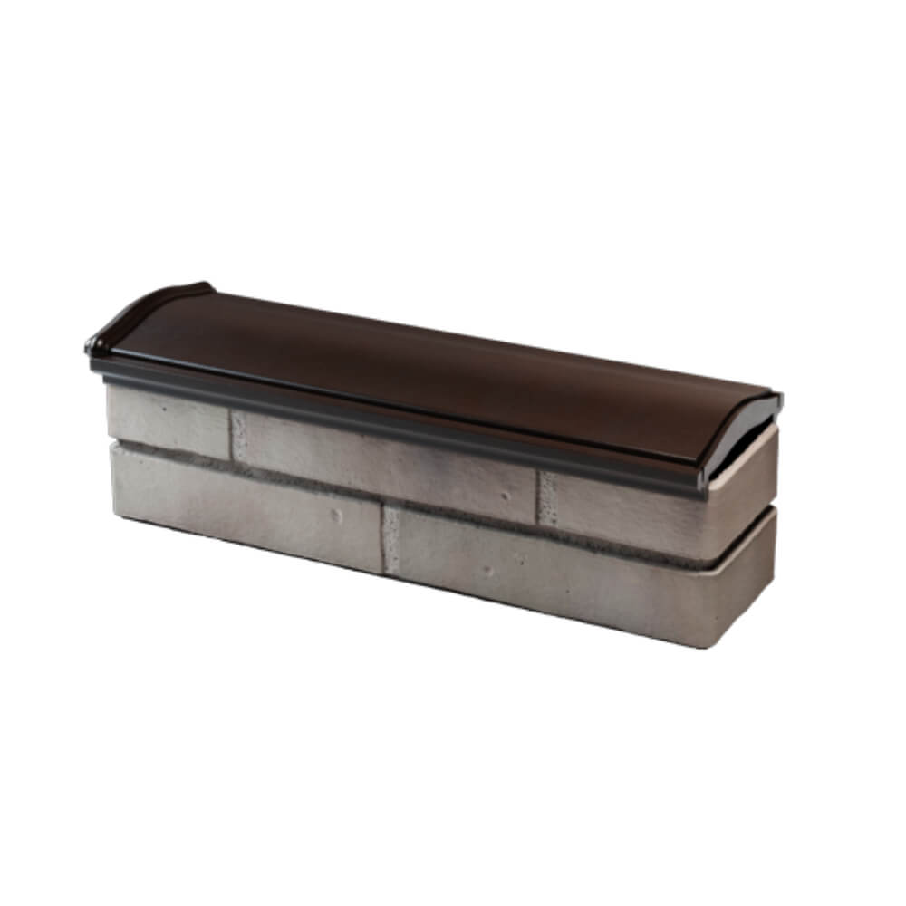 Парапет Zking Монблан Коричневый посадка на 0.5 кирпича (130мм) в Добрянке фото