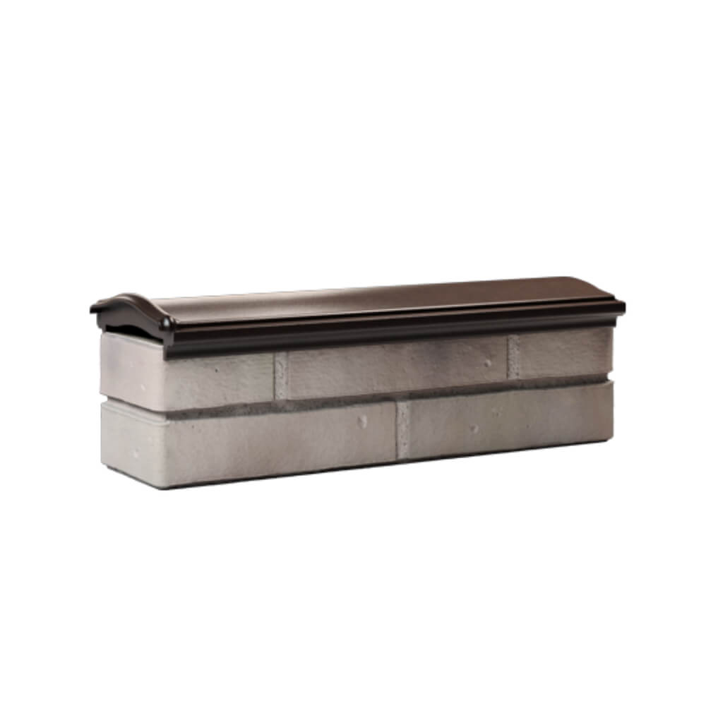 Парапет Zking Монблан Коричневый посадка на 0.5 кирпича (130мм) Добрянка фото