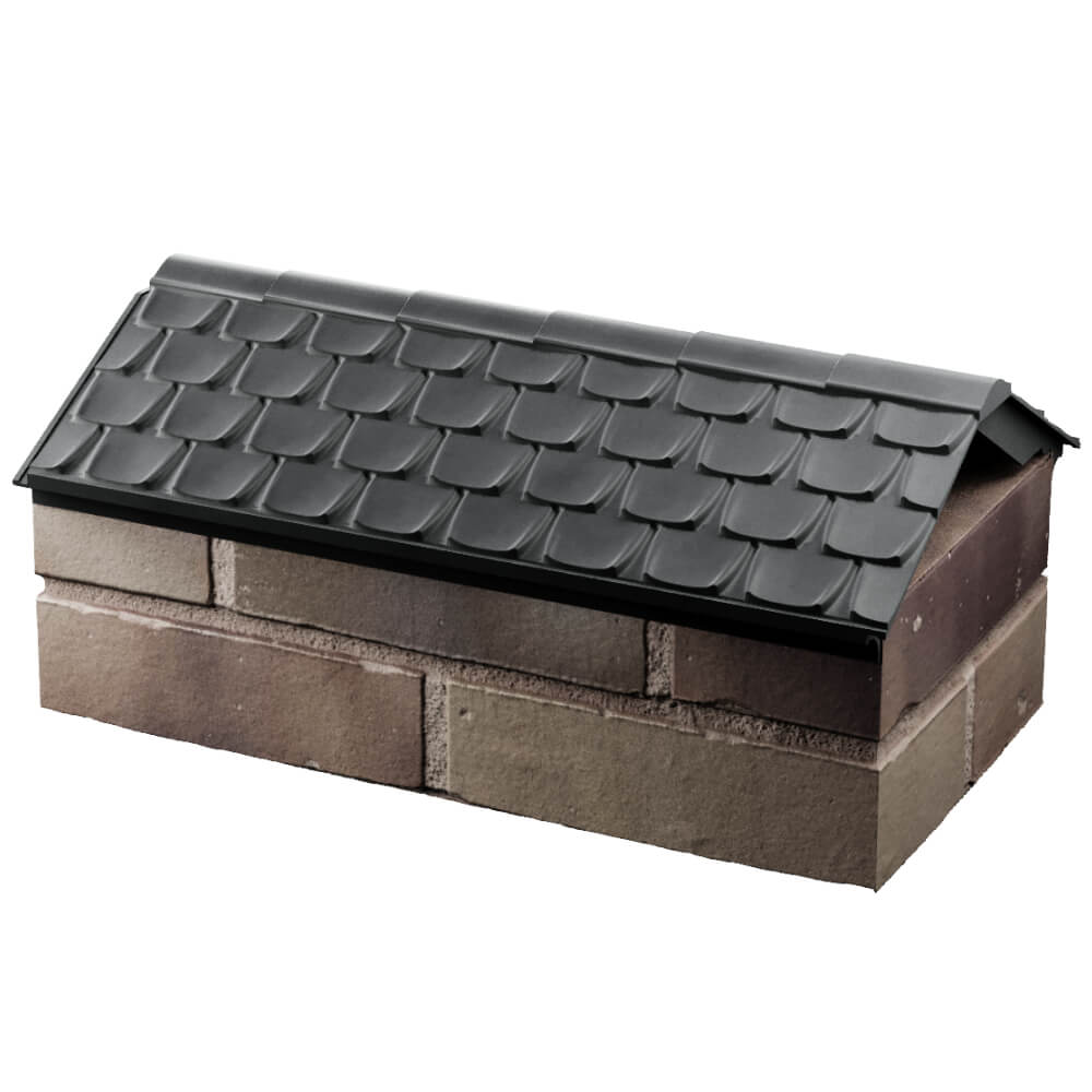 Парапет Zking Эльбрус Серый с посадкой на 1 кирпич (255мм) в Добрянке фото