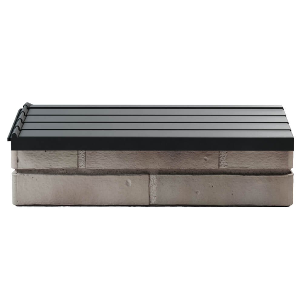 Парапет Zking Бона ХайТек Серый с посадкой на 1 кирпич (200/225/255мм) в Добрянке фото