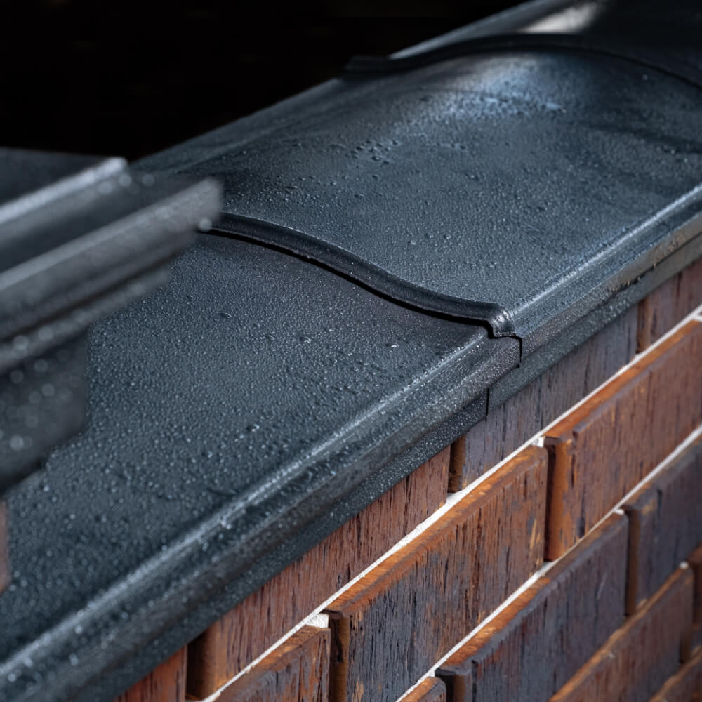 Парапет Zking Монблан Черный посадка на 0.5 кирпича (130мм) в Добрянке фото