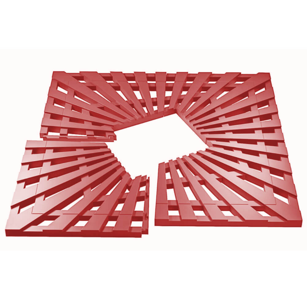 Приствольная решетка для дерева ZKING ATMOSPHERE 1.2х1.2м Красная в Добрянке фото