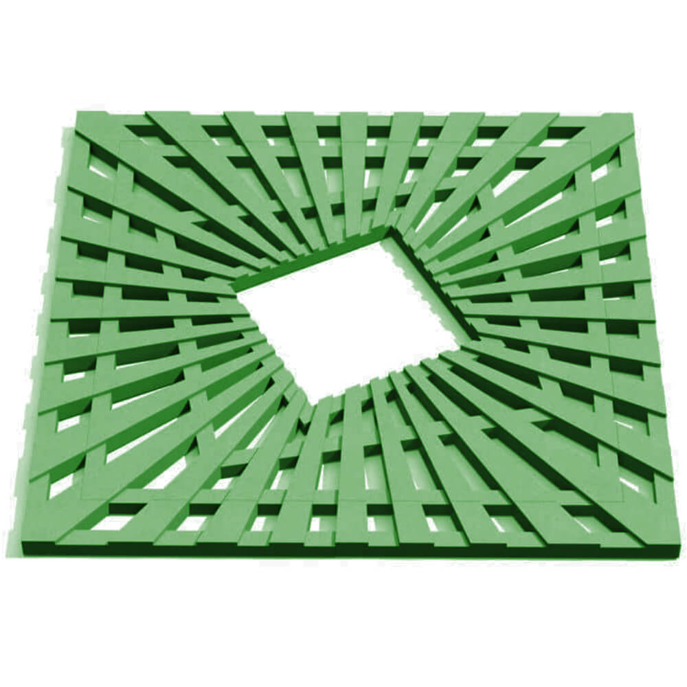 Приствольная решетка для дерева ZKING ATMOSPHERE 1.2х1.2м Зеленая Добрянка фото