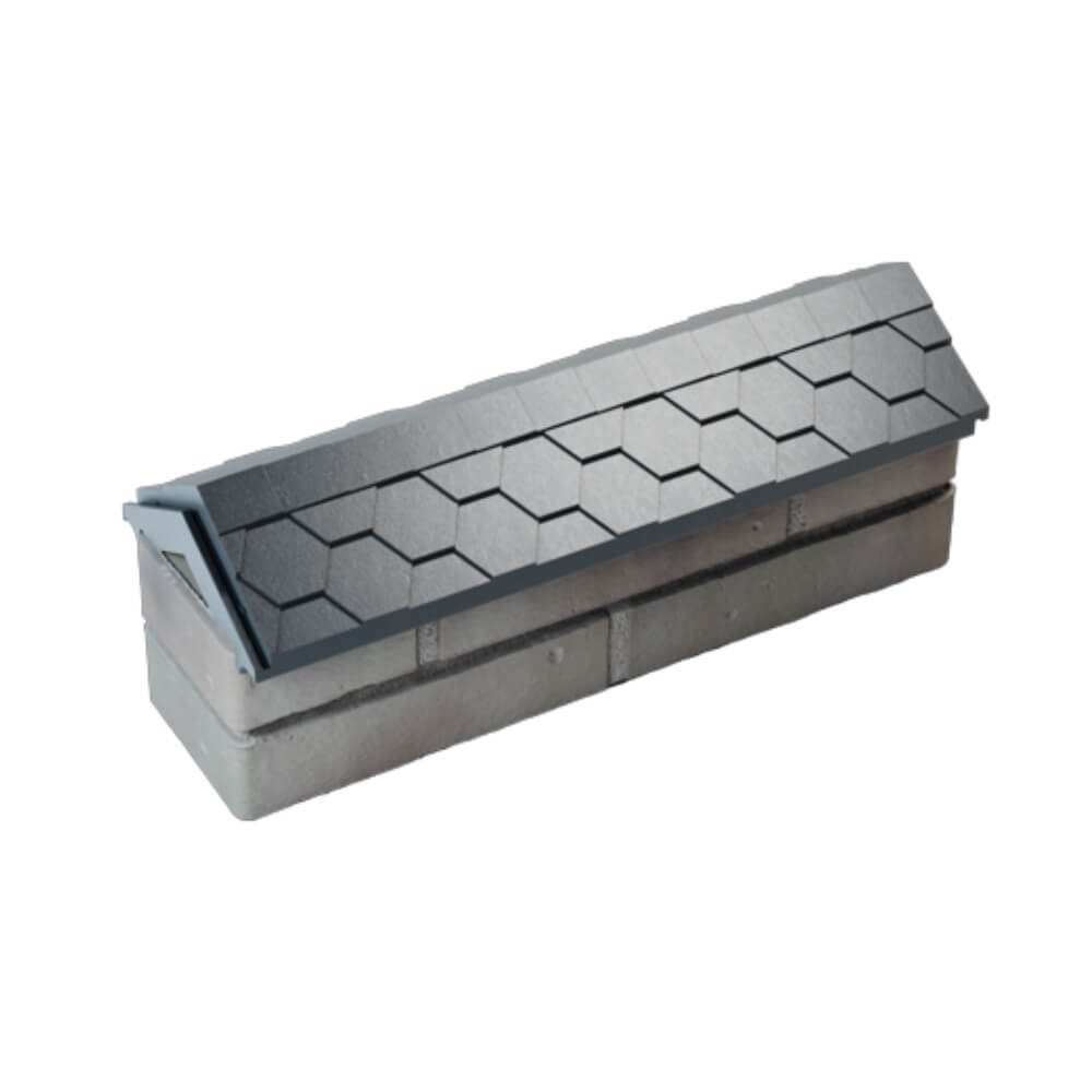 Парапет Zking Эверест Серый с посадкой на 0.5 кирпича (130мм) в Добрянке фото